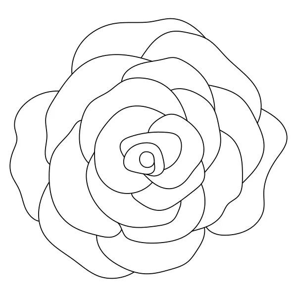 La rose | Coloriages en ligne pour enfants
