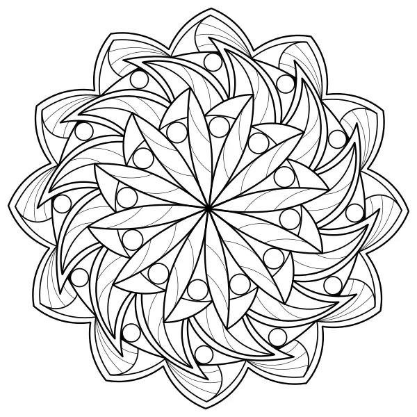 Mandala 44 | Coloriages en ligne pour enfants