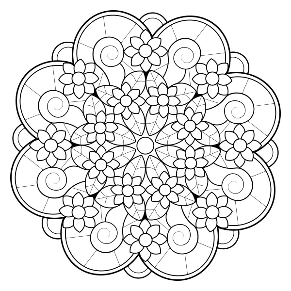 Mandala 45 | Coloriages en ligne pour enfants