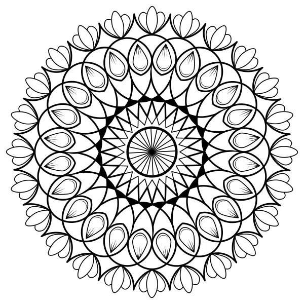 Mandala 48 | Coloriages en ligne pour enfants