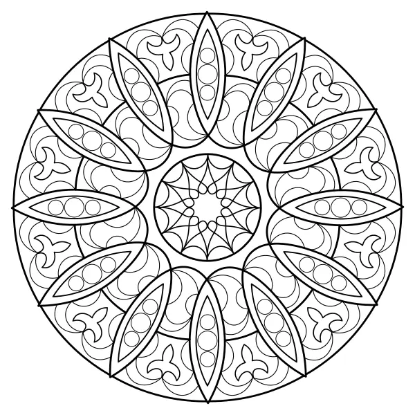 Mandala 50 | Coloriages en ligne pour enfants