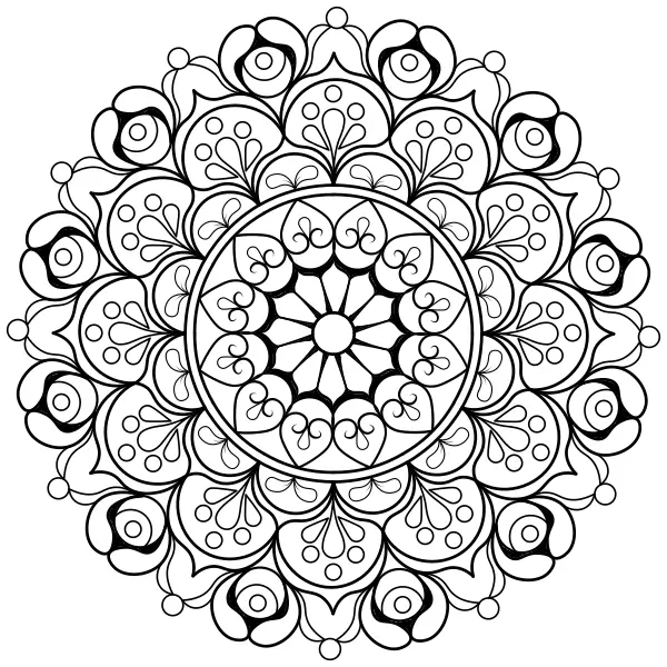 Mandala 53 | Coloriages en ligne pour enfants