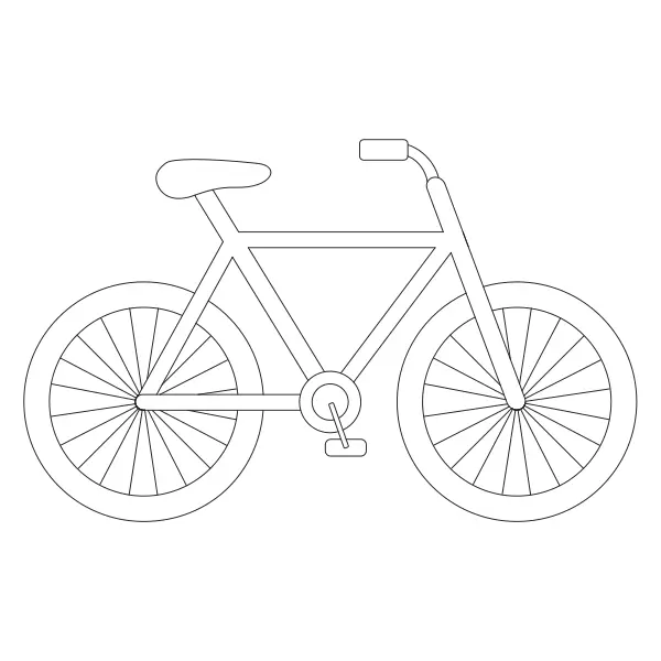Vélo | Coloriages en ligne pour enfants