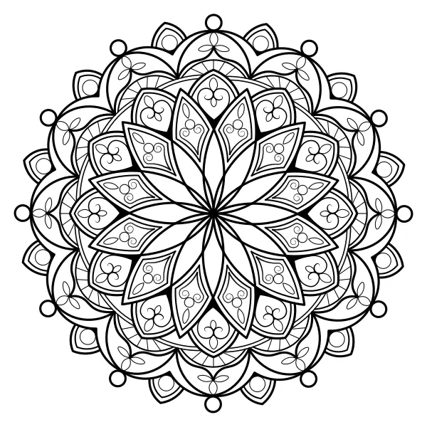 Mandala 55 | Coloriages en ligne pour enfants