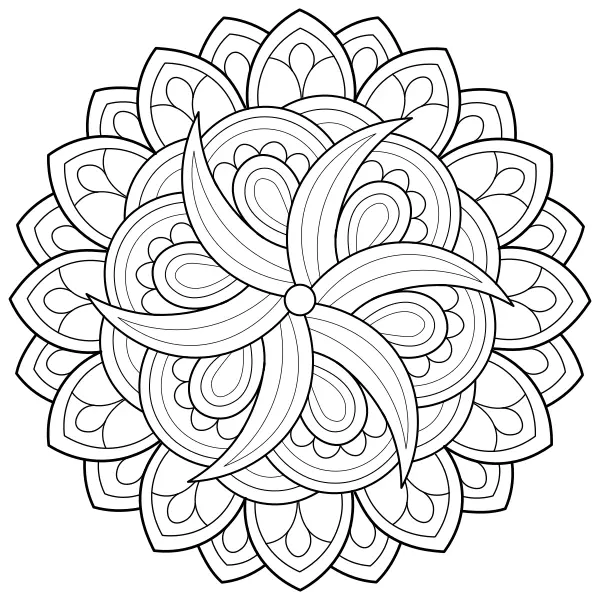 Mandala 56 | Coloriages en ligne pour enfants