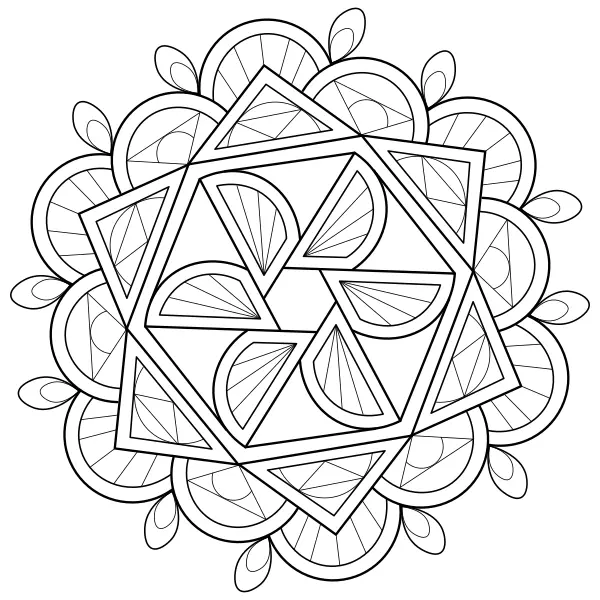 Mandala 58 | Coloriages en ligne pour enfants