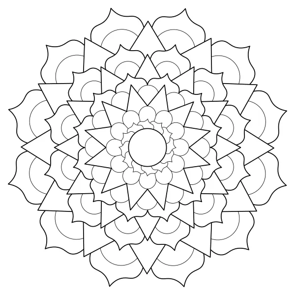 Mandala 61 | Coloriages en ligne pour enfants