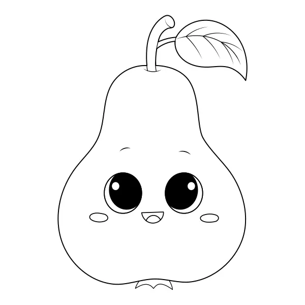 Poire | Coloriages en ligne pour enfants
