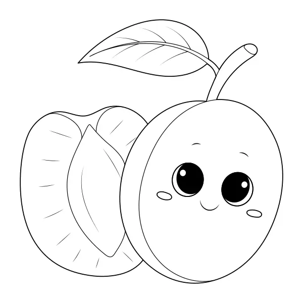 Prune | Coloriages en ligne pour enfants