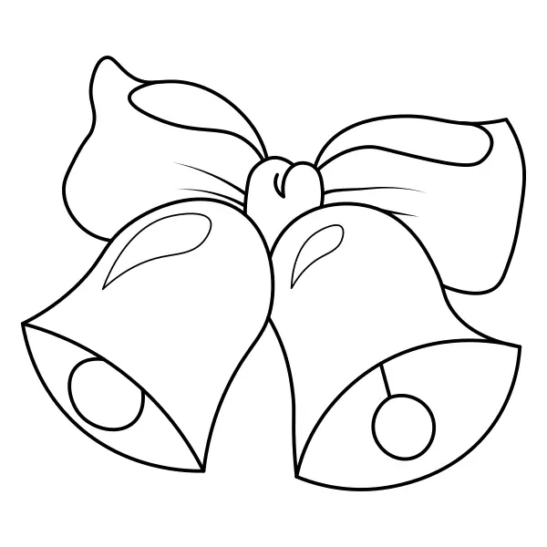 Clochettes de Noël | Coloriages en ligne pour enfants