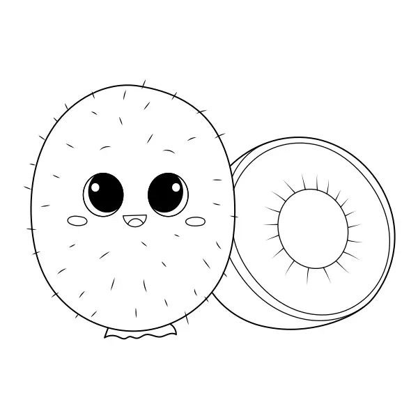 Kiwi | Coloriages en ligne pour enfants