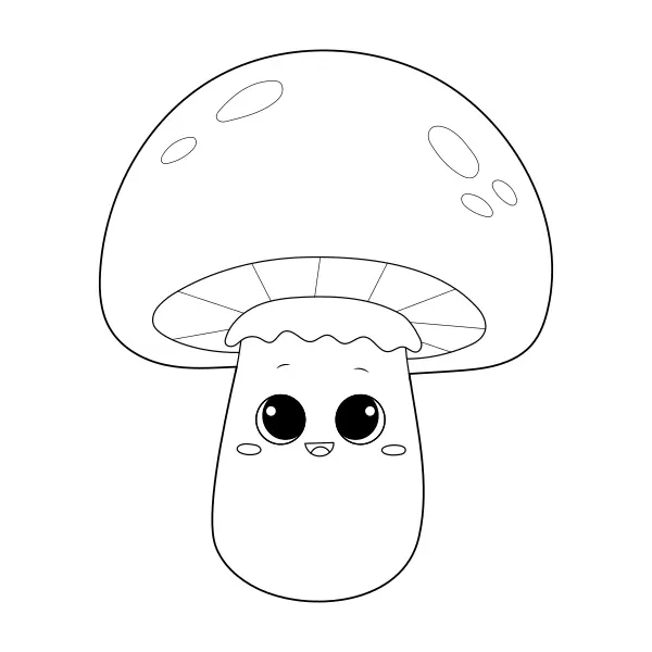 Champignon | Coloriages en ligne pour enfants