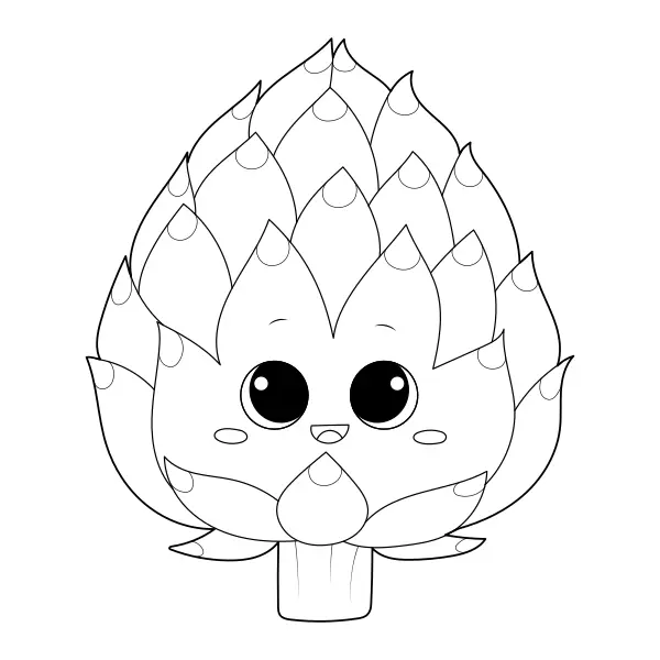 Artichaut | Coloriages en ligne pour enfants